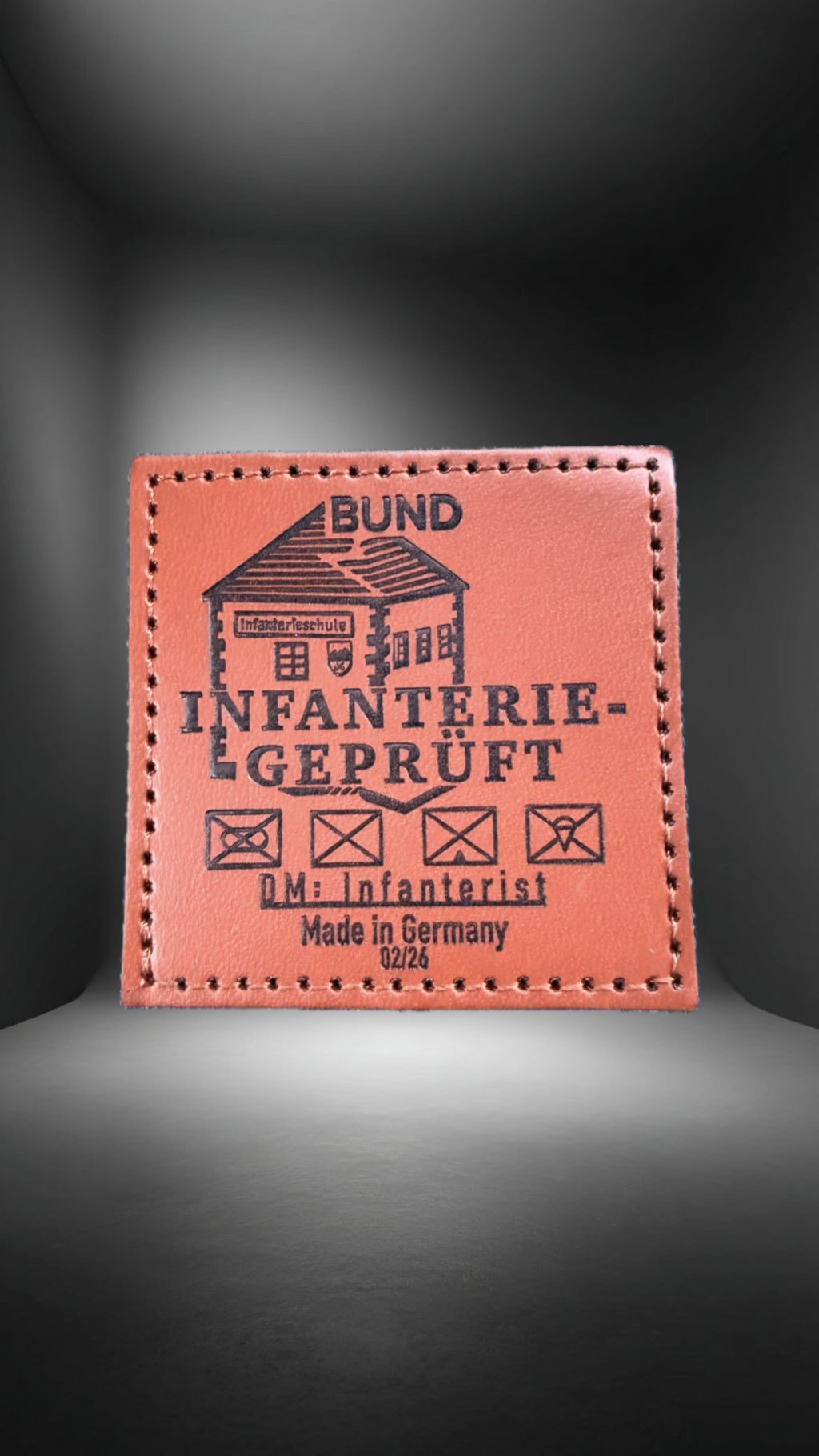 Infanteriegeprüft Leder-Patch