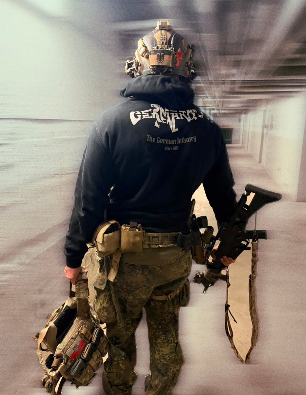 The German Infantry basic boxy Hoodie