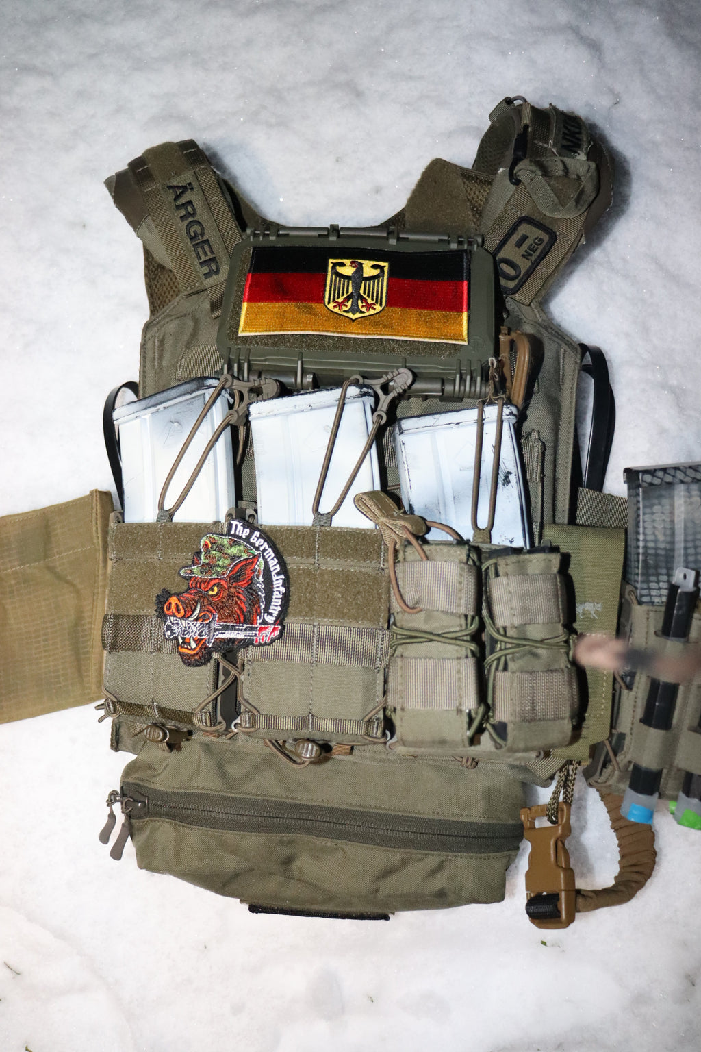 Günni Grünlitze Maskottchen